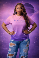 The Shandell Signature Tee — Cosmic Glow Edition