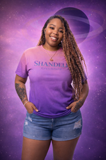 The Shandell Signature Tee — Cosmic Glow Edition